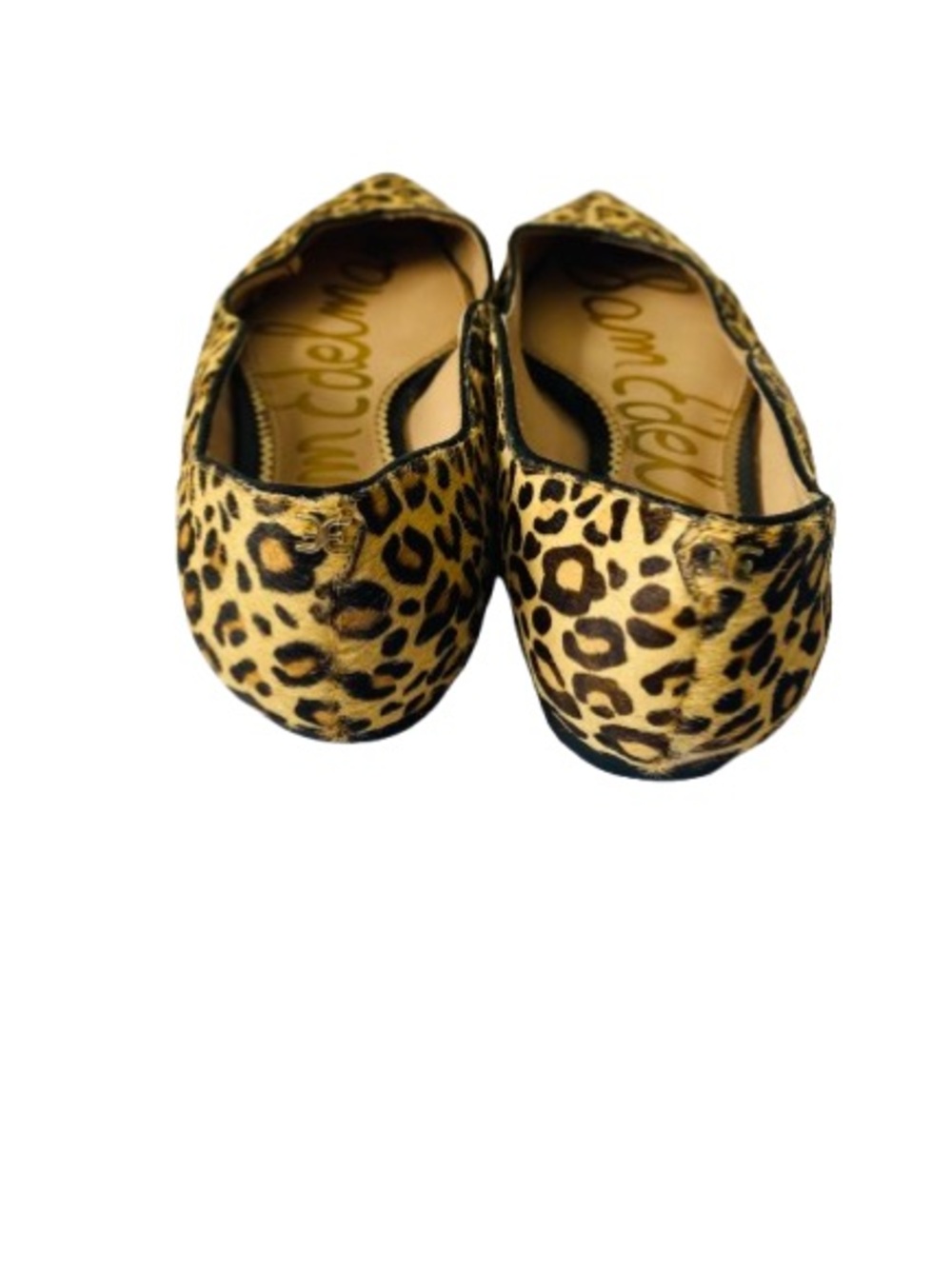 Sam Edelman Leopard-Print Pointed Toe Flats - Tan & Black Size 9.5 - Picture 4 of 12